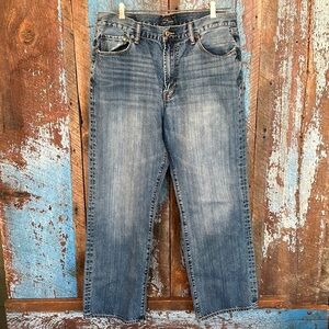 Lucky Brand 181 Men's Size 36 x 32 Blue Relaxed Straight Jeans